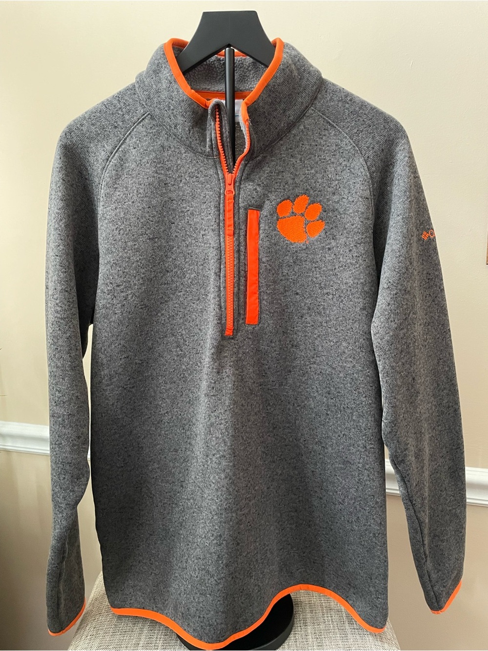 Men's Clemson Tigers Columbia Half-Zip Pullover
